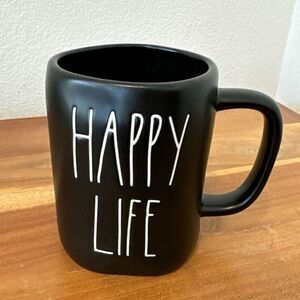 Rae Dunn Happy Life Mug